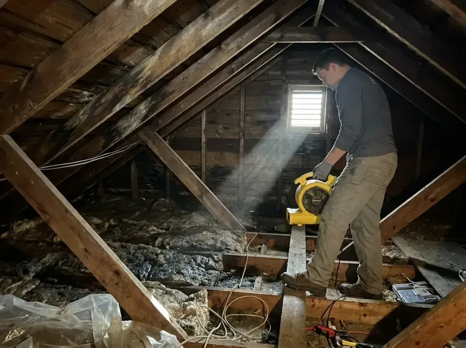 attic-water-damage-drying-proc-007 — frequently asked questions, Emergency Water Extraction & 24/7 Flood Response in Marshal…